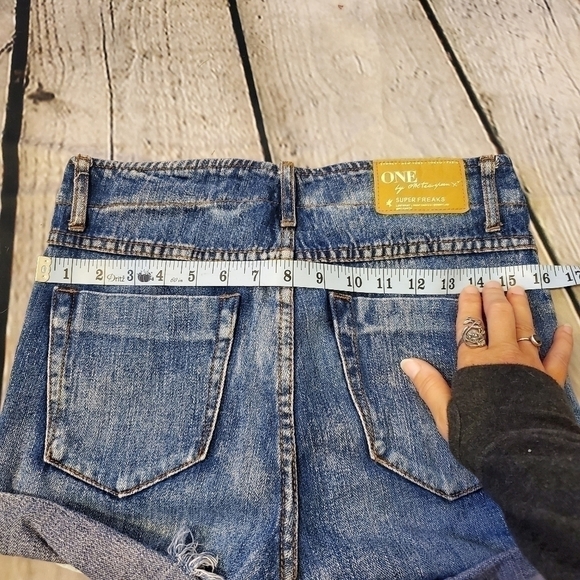 ONE Teaspoon Super Freak Shorts Cobain - Picture 11 of 11